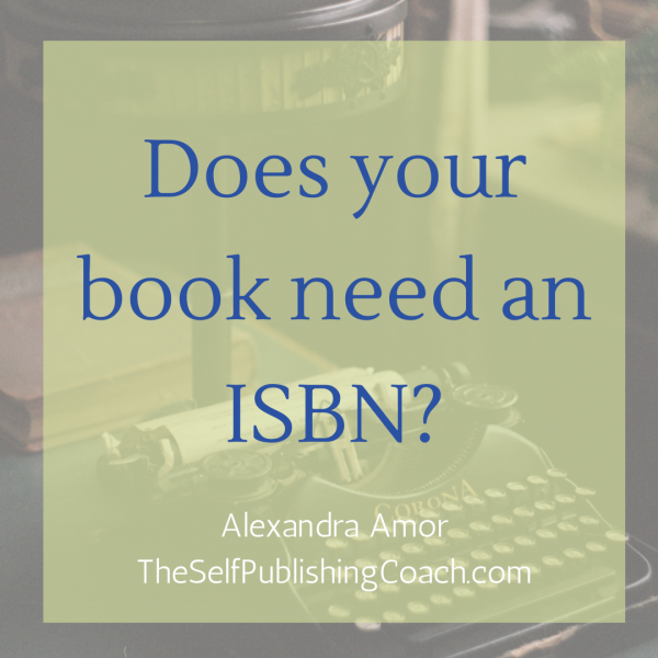 does your book need an isbn