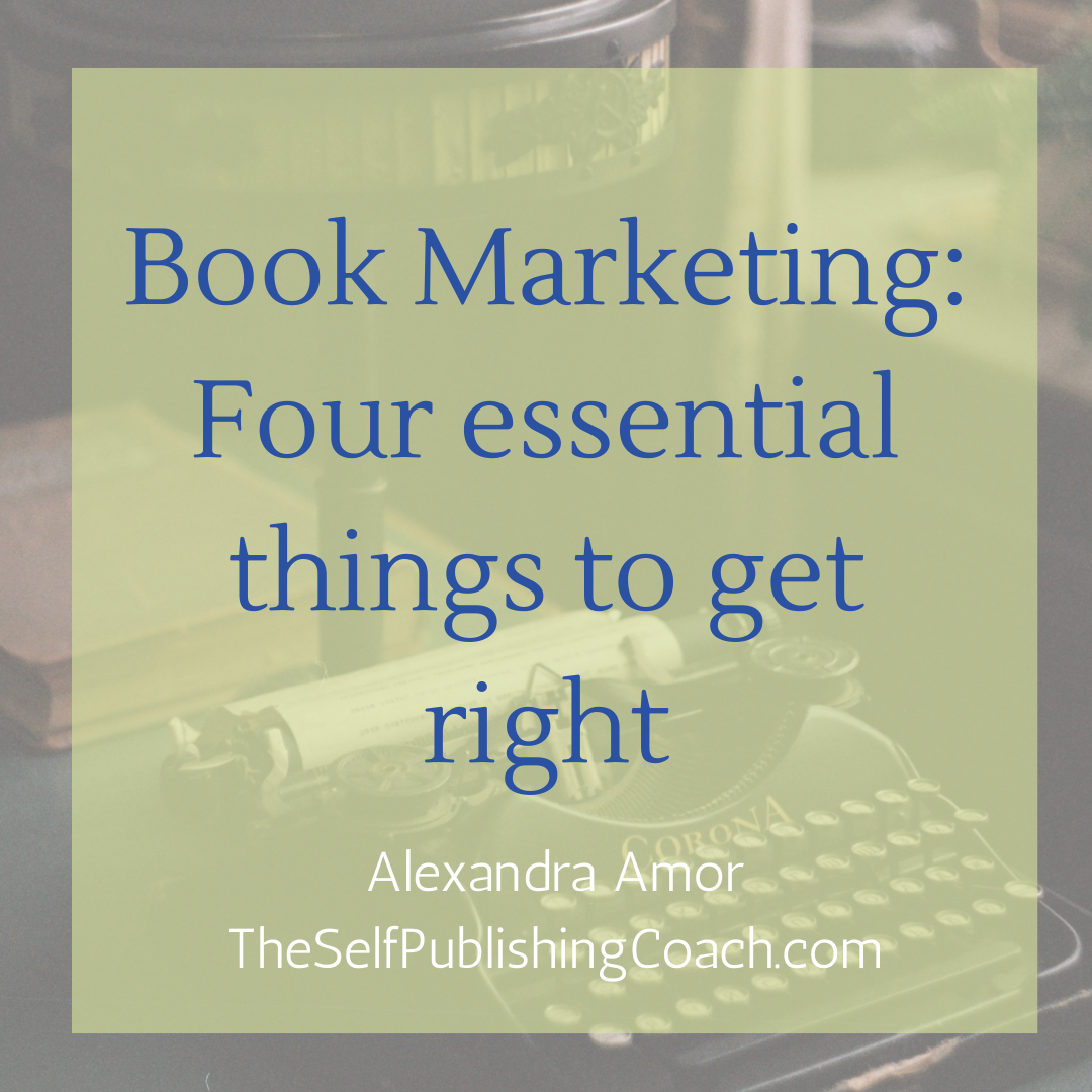 book marketing: 4 things to get right